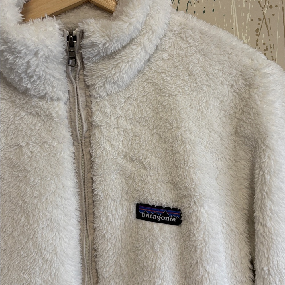 Patagonia Los Gatos Fleece Jacket Birch White size M - Picture 3 of 8